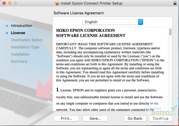 epson printer driver for mac 10.5.8